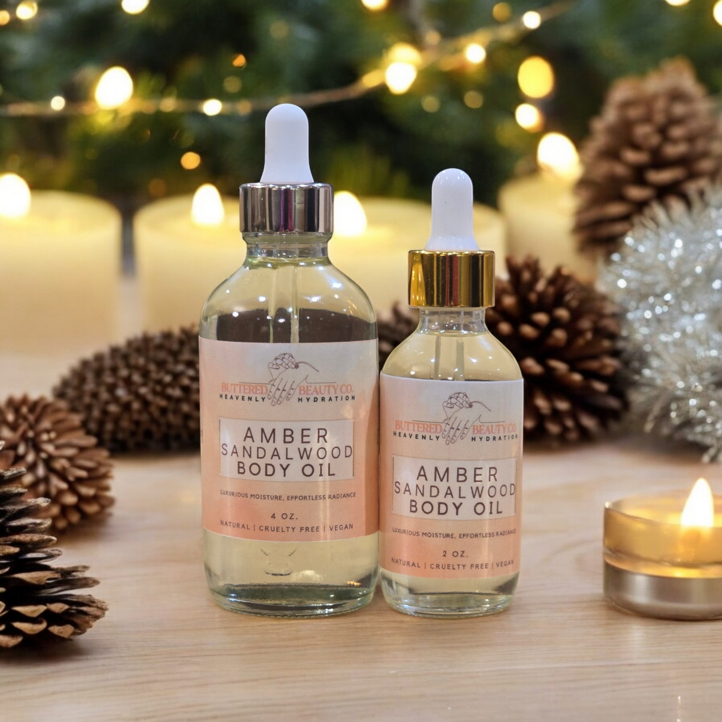 Amber and Sandalwood Body Oil